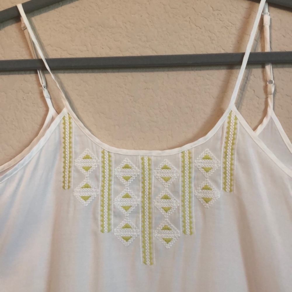 Guc lime green and cream tank size medium - Picture 3 of 5